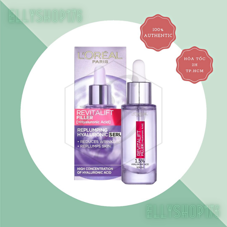 Tinh Chất Cấp Ẩm, Cải Thiện Nếp Nhăn L'Oreal Revitalift 1.5% Hyaluronic Acid Serum